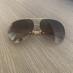 Dolce&Gabbana aviator sunglasses with gold trim